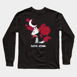 Blood Hound Halloween Vampire Dog Long Sleeve T-Shirt